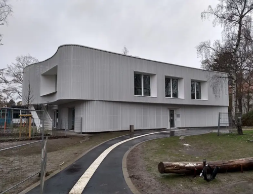 Kindergarten – Fassadensystem mit Aluminium