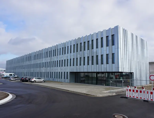 Betriebshof – Fassadensystem mit Stahl